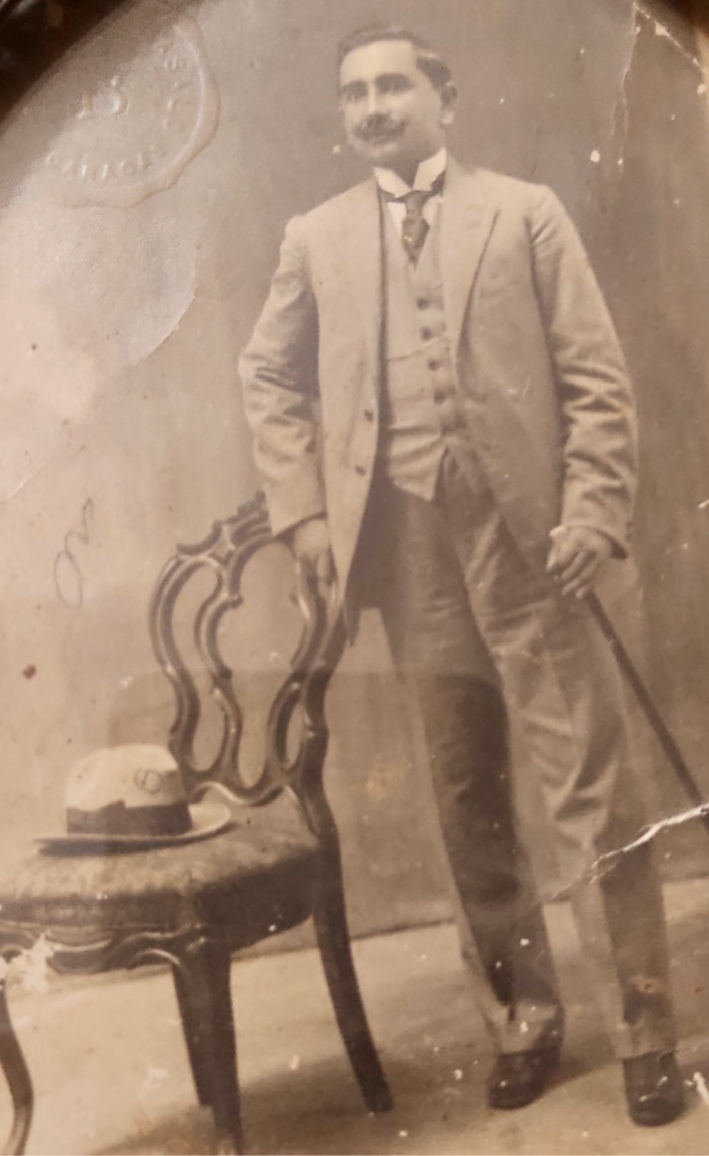 Itzhak Moiseyevich Cohen in Caracas in 1913, family archive